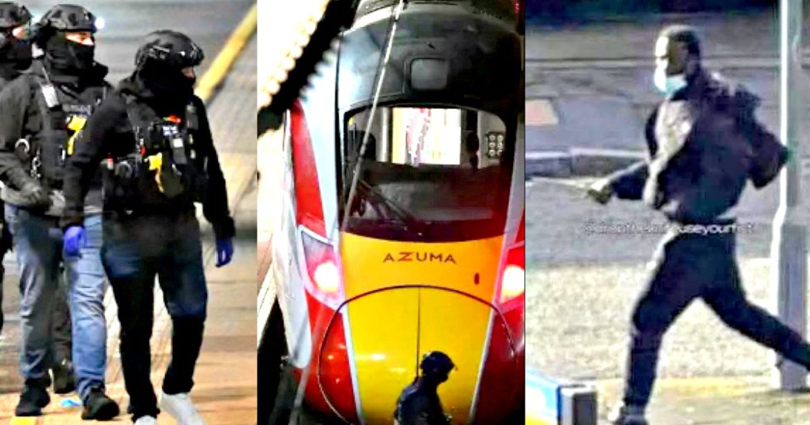 UK DYSTOPIA: Mass Stabbing in Train Sees at Least 10 People Wounded at Huntingdon – Police Now Says It Was NOT a Terrorist Attack – 2 Suspects in Custody (VIDEOS)