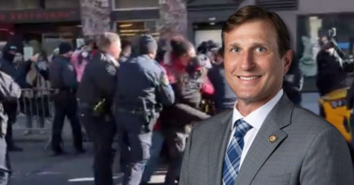 Democrat Rep. Dan Goldman Blames ICE for ‘Instigating’ Violent NYC Rioters — Just by Parking in a Garage