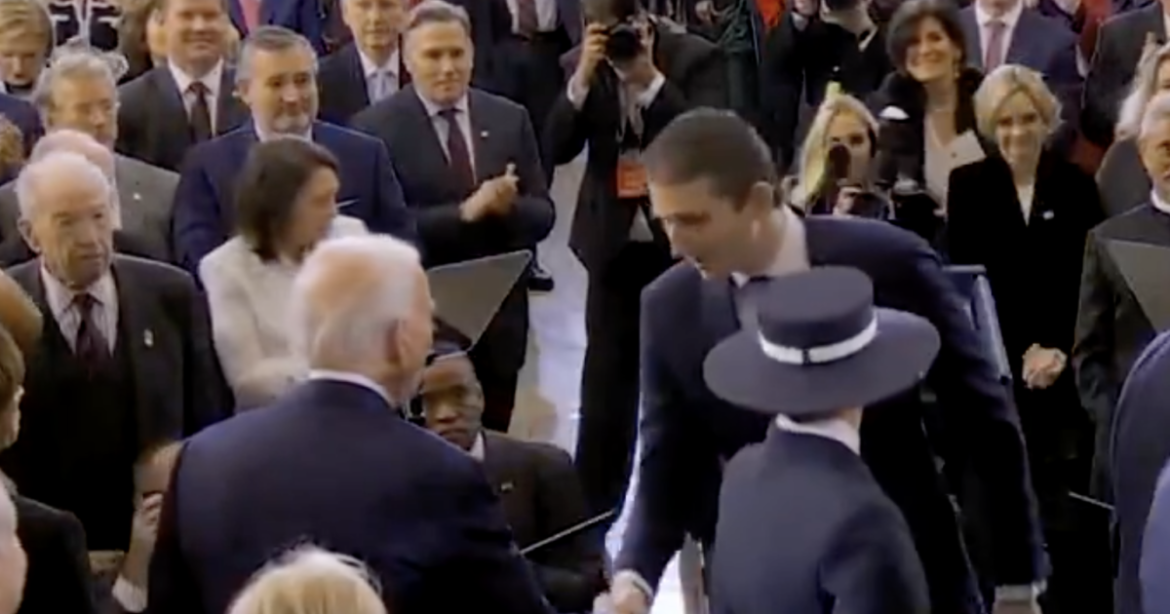 Eric Trump Finally Reveals the Truth About What Brother Barron Said to Joe Biden During Viral Clip from Inauguration (Video)