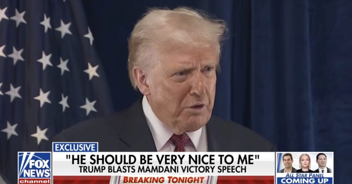 President Trump Fires Warning Shot to ‘Communist’ NYC Mayor Mamdani After His ‘Very Dangerous’ Victory Rant: ‘He Has to be a Little Bit Respectful or He Doesn’t Have a Chance of Succeeding’