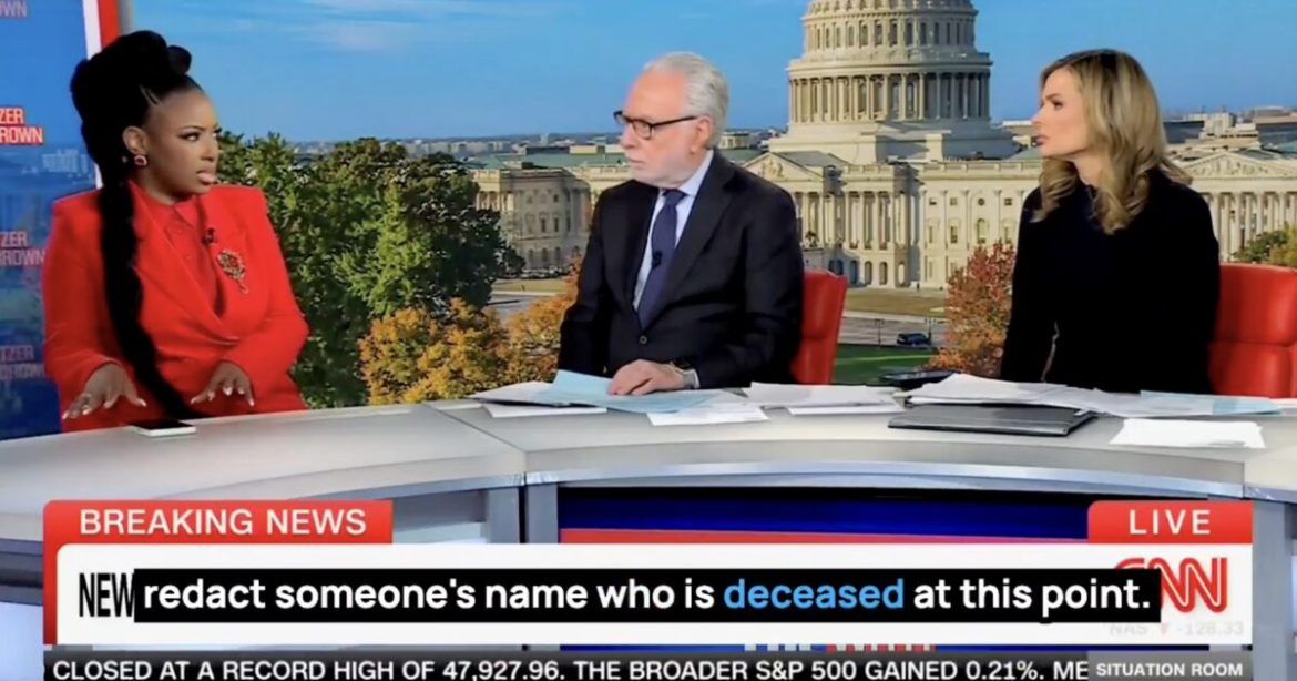 BRUTAL! Jasmine Crockett Gets Called Out On-Air After CNN Exposes Democrats for Redacting Epstein Docs to Push Fake Anti-Trump Narrative