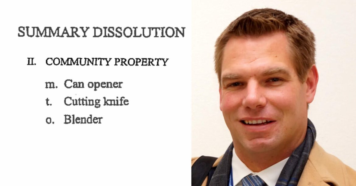 Inside Eric Swalwell’s Bizarre 2010 Divorce: A Petty, Sketchy Preview of His Political Career Full of Red Flags