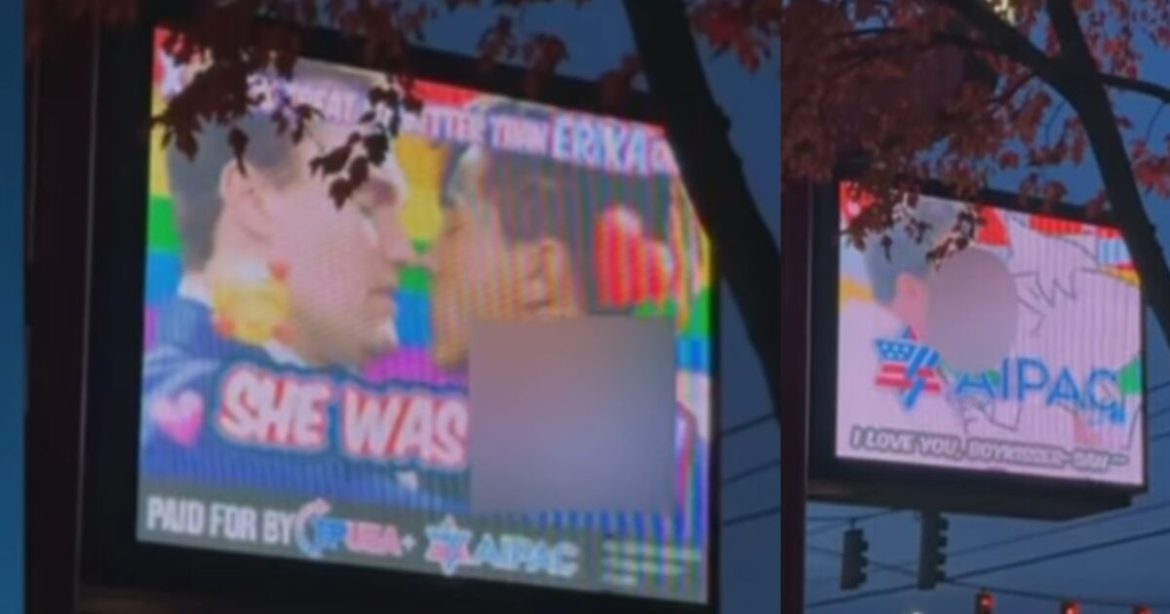 SICKENING: Far-Left Degenerates Hack Washington Mall’s LED Billboard to Mock Charlie Kirk’s Assassination with Twisted Memes (VIDEO)