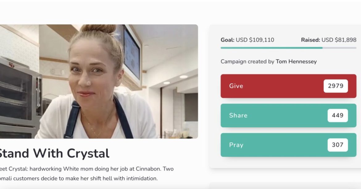 OVER $80,000 Raised for Woman who was Fired from Cinnabon After Somalis Allegedly Harass and Record Her Causing Her to Snap and Call Them N-Word (VIDEO)