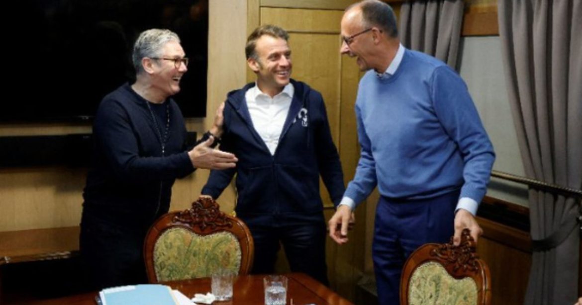 Failing British PM Starmer Tumbles to 14% Preference in the Polls, Enlists France’s Macron and Germany’s Merz To Run Election Interference To Help Him Beat Reform UK’s Farage