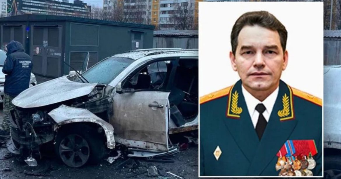 Lieutenant General Fanil Sarvarov, head of operations of the General Staff of the Russian Armed Forces, dies after a bomb exploded in his vehicle