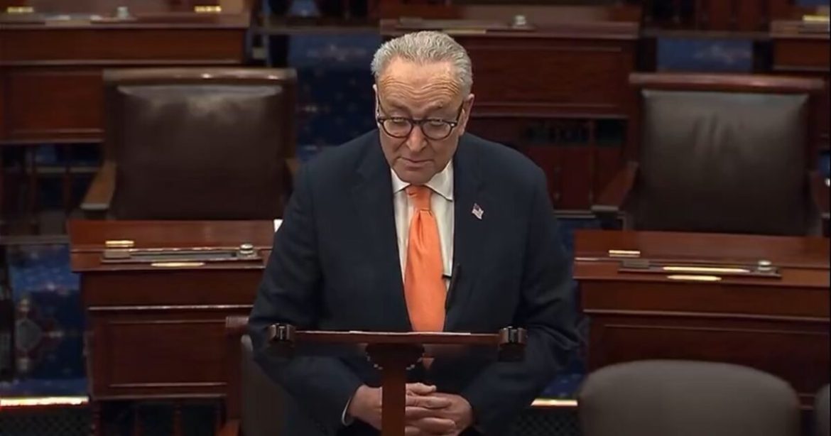 JUST IN: Schumer Claims Three of His New York Offices Received “MAGA” Bomb Threats (VIDEO)
