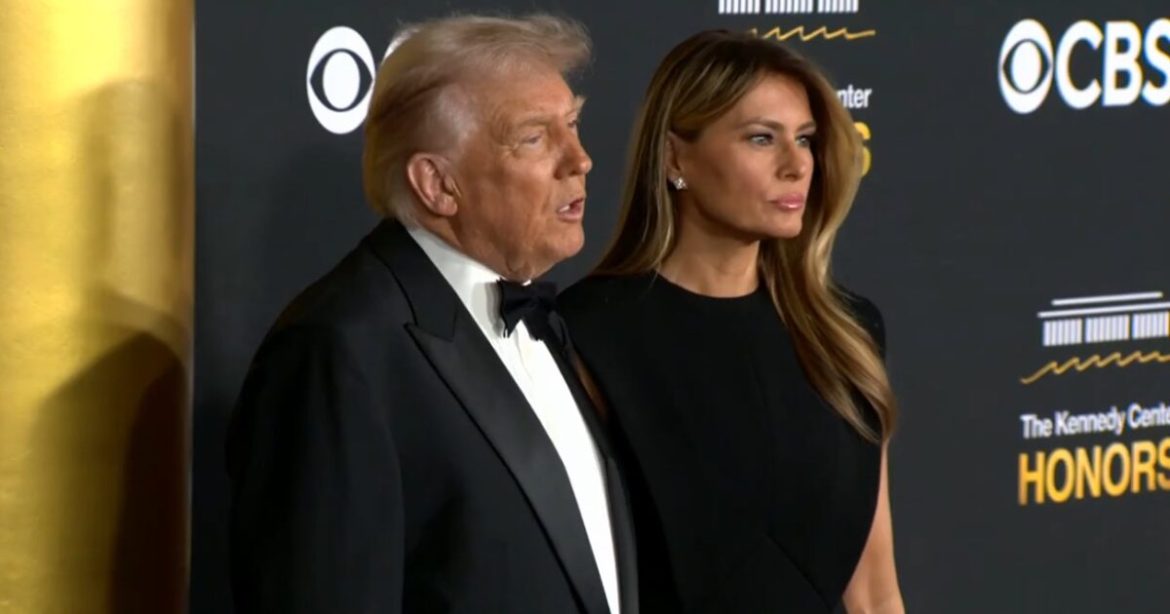 First Lady Melania Stuns on the Red Carpet at the Kennedy Center Honors (VIDEO)