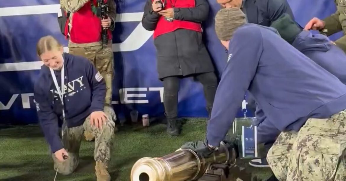 EPIC! Hegseth Fires Off Cannon at Army-Navy Game (VIDEO)