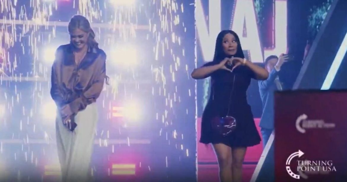 AmFest Crowd Goes Wild as Erika Kirk’s Surprise Guest Rapper Nicki Minaj GOES OFF on Gavin “Newscum” (VIDEO)