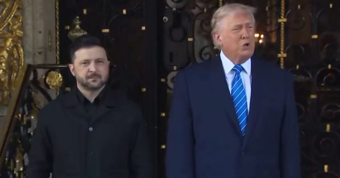 “What a Dumb Question!” Trump Torches Reporter During Meeting with Zelensky at Mar-a-Lago (VIDEO)