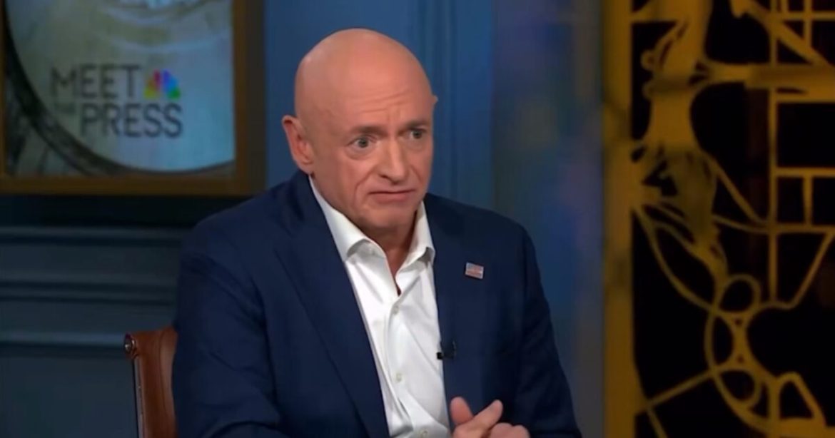 WATCH: “They Don’t Want Brown People Coming to the United States. And I Find That Disturbing“ – Seditionist Mark Kelly Responds to Kristi Noem’s Comments About Pausing Third World Migration to Ensure “Proper Vetting”