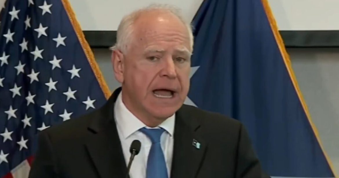 Tim Walz Attacks President Trump After HHS Department Freezes Childcare Payments to Minnesota Amid Widespread Somali Fraud