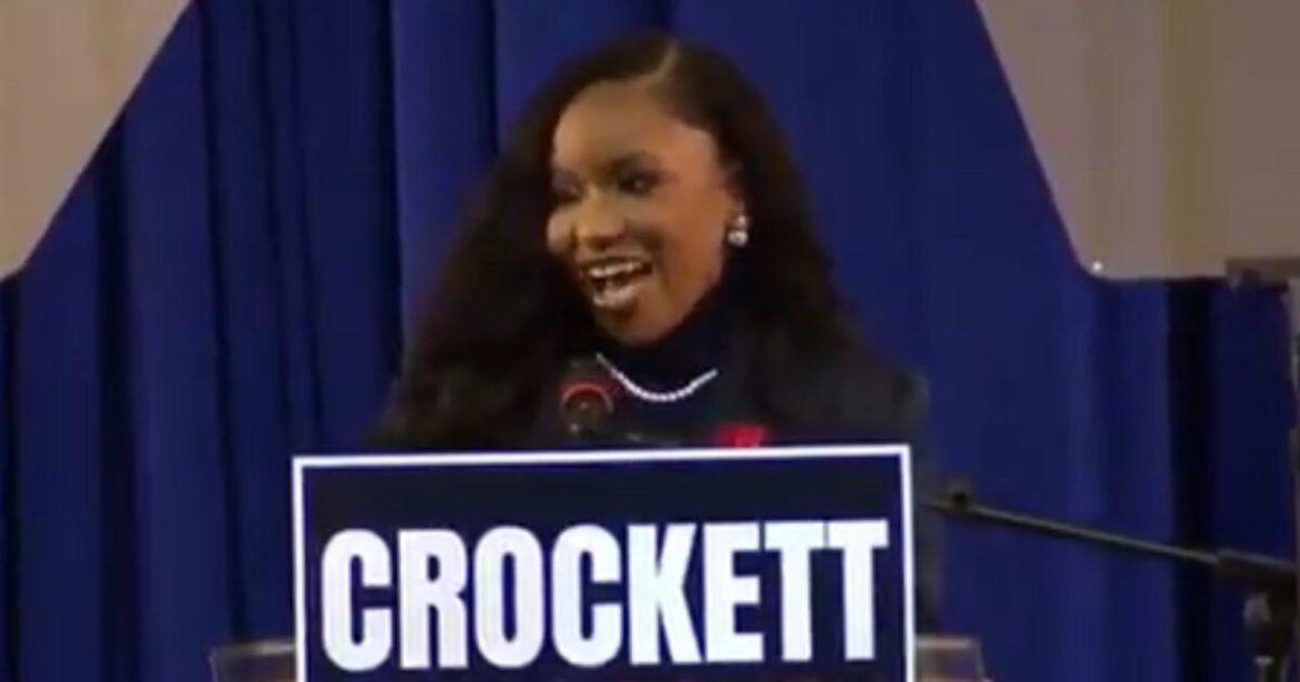 LOL! Jasmine Crockett Opens Sh*t Show Senatorial Announcement with Rap Music and Trump Roasting Her – Claims She’s The Next Barack Obama, then CRIES! (VIDEO)