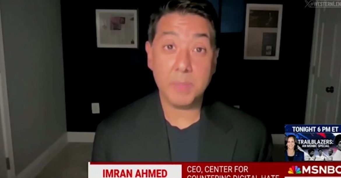 British Censorship Chief Imran Ahmed Who Bragged About Demonetizing The Gateway Pundit in Testimony to British Parliament Resides in US and Was Funded by Biden Regime