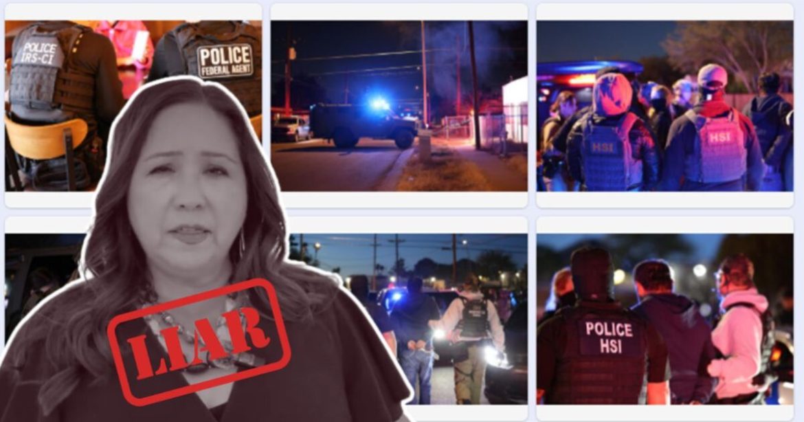 ICE Says Democrat Rep. Adelita Grijalva ‘Joined the Rioting Crowd’ During Major Bust of Transnational Criminal Ring in Arizona, Attempted to Impede Agents, Lied About Being Pepper Sprayed