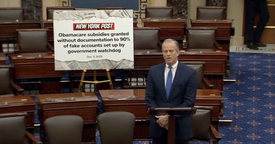 Senate Leader John Thune Says GAO Audit Found Obamacare Handed Out Subsidies to 90% of Completely Fake Accounts