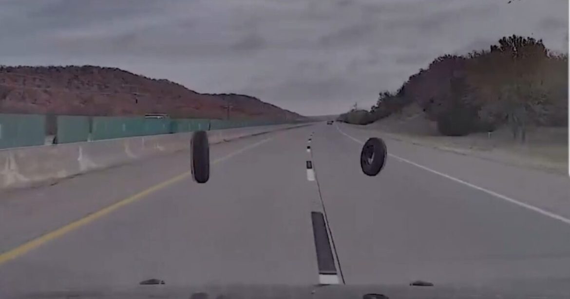 Illegal Alien with New York CDL Who Can’t Speak English Almost Kills Motorists After Unsecured Tires Fly Out of His Truck (VIDEO)