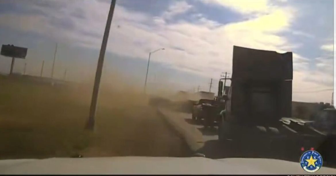 Texas DPS Goes on High-Speed Chase with Smuggler Carrying Ten Illegal Aliens, Crashes into Commercial Vehicle (VIDEO)