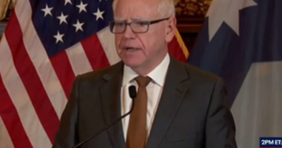 Tim Walz Complains About Federal Money State Could Lose Over Fraud: ‘Government is Weaponized Against Minnesota’ (VIDEO)