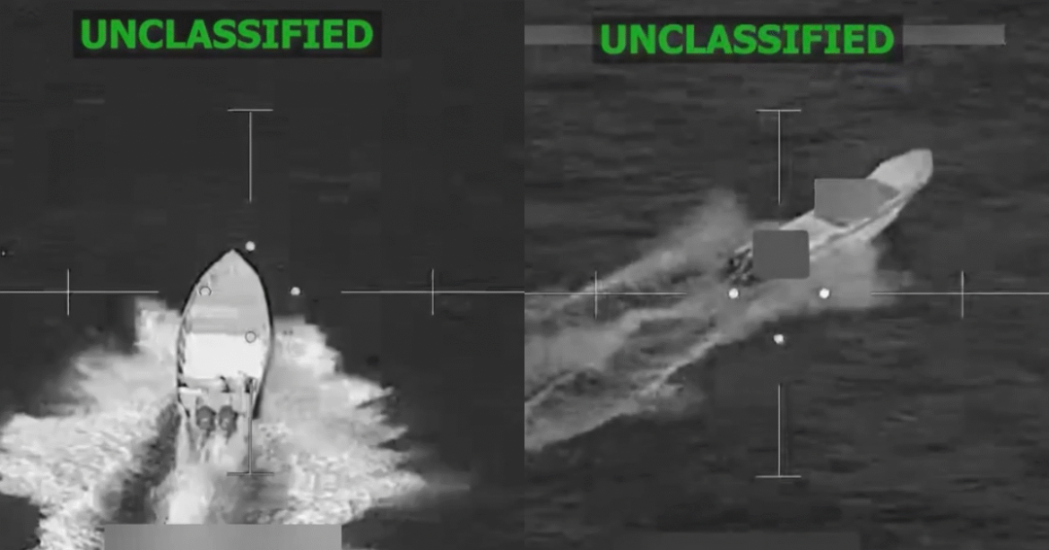 WATCH: US Strikes Two More Drug Boats, Over 100 Drug Smugglers Now Killed in Operations