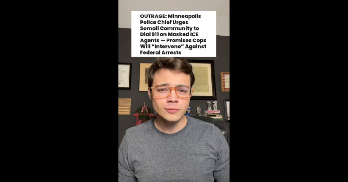 Victor Reacts: Is the Minneapolis Police Chief Trying to Have a Stand-off with ICE? (VIDEO)