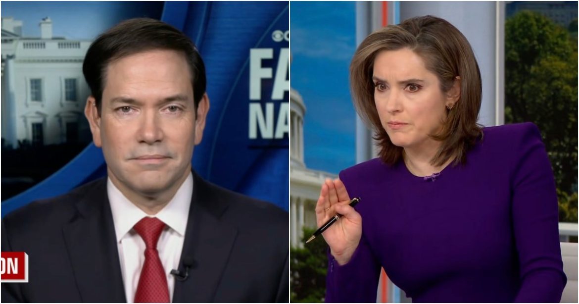 “I Don’t Know Why That’s Confusing to You” — Marco Rubio TORCHES CBS’ Margaret Brennan After She Melts Down Over Maduro Raid Not Arresting ‘Every Narco Terrorist’ in Venezuela