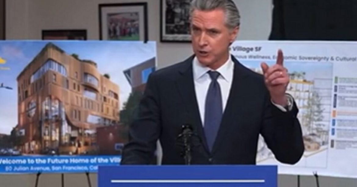 PURE PROJECTION: Gavin Newsom Says ‘Trump is Trying to Stoke a Civil War’ (VIDEO)