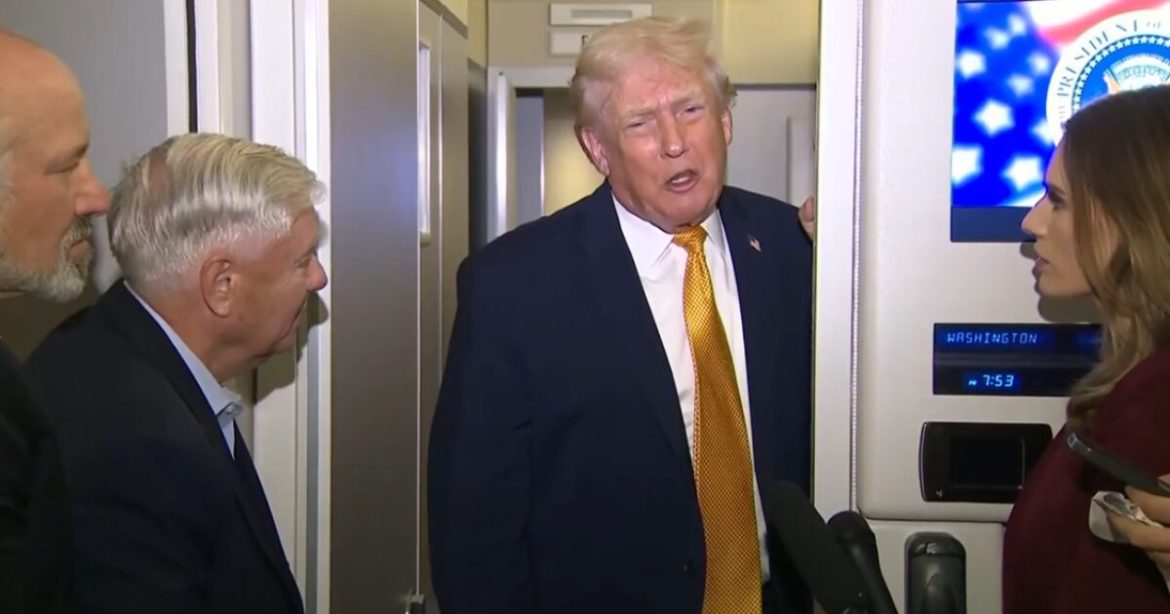 President Trump Shuts Down Fake News Reporter Trying to Pit Rubio and Vance Against Each Other (AUDIO)