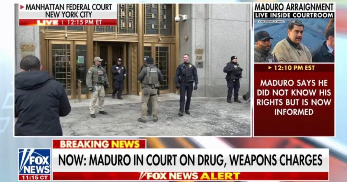Maduro Issues Statement as He Pleads Not Guilty and is Stunned by Rights Extended to Him in Court