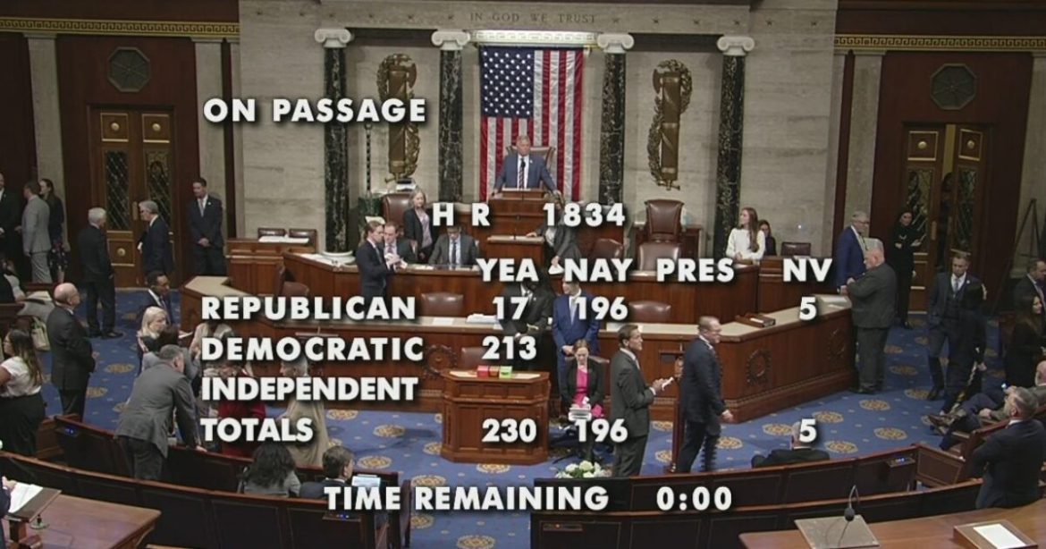 JUST IN: House Passes 3-Year Extension on Obamacare Subsidies in 230-196 Vote — Defiant Republicans Join the Dems