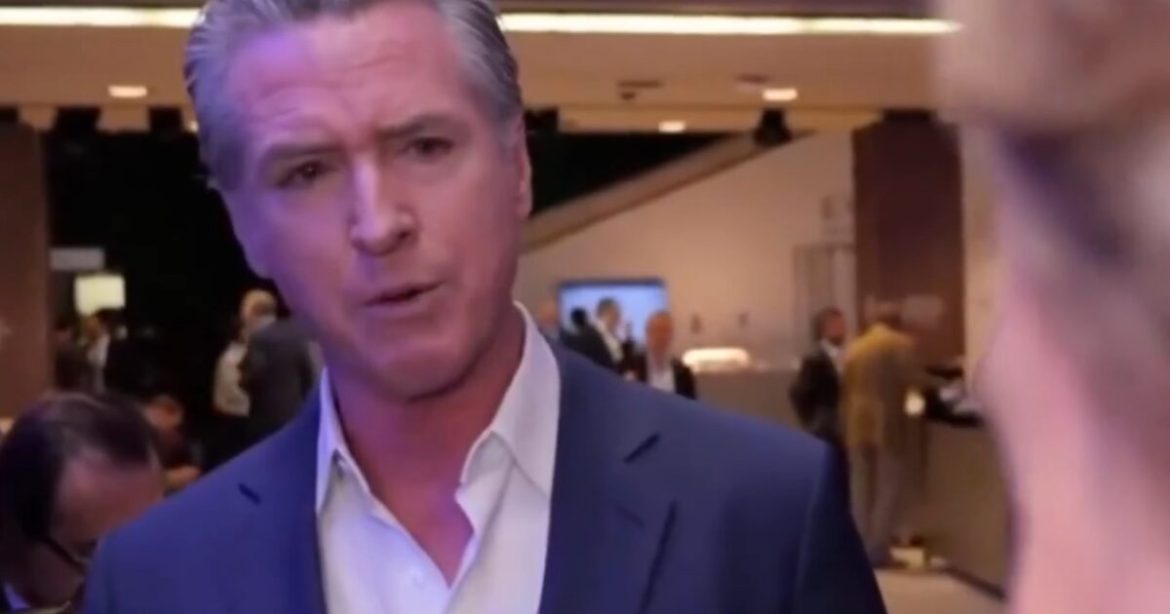 Newsom Blocked From Entering USA House at Davos After He Trashes Trump in Bizarre Meltdown