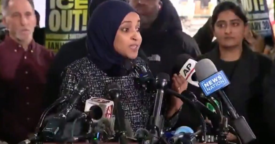 Ilhan Omar Blames President Trump For Liquid ‘Attack’ in Unhinged Rant (VIDEO)