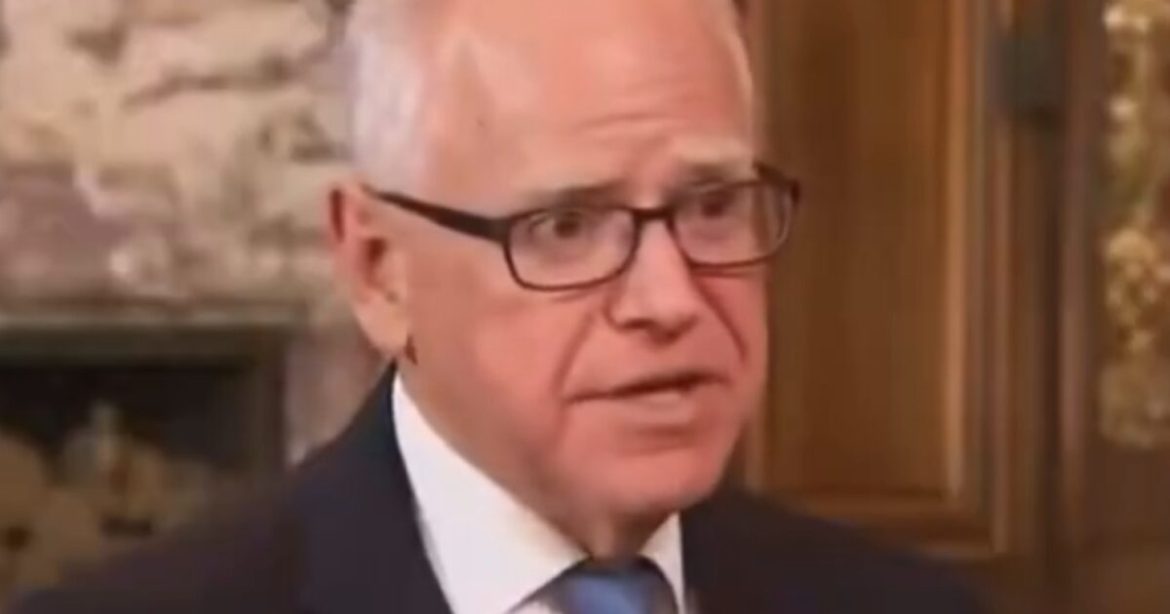 Tampon Tim Walz Says He Will ‘Never Again’ Seek Elected Office — Months After Floating a Presidential Run (VIDEO)