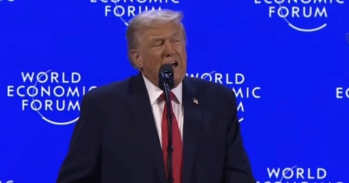 WATCH: “I’ve Come with Truly Phenomenal News” – Trump Brings the House Down in Davos, Shreds Unrecognizable European Countries for Mass Migration