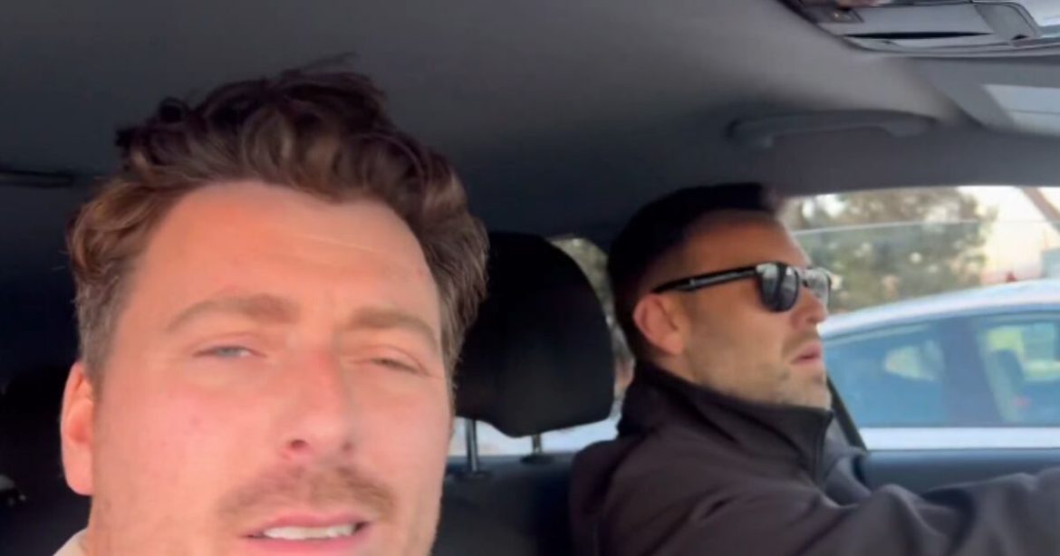 WATCH: Jack and Kevin Posobiec Drive Through Crowd of Anti-ICE Protesters Chanting ‘Stand With ICE!’