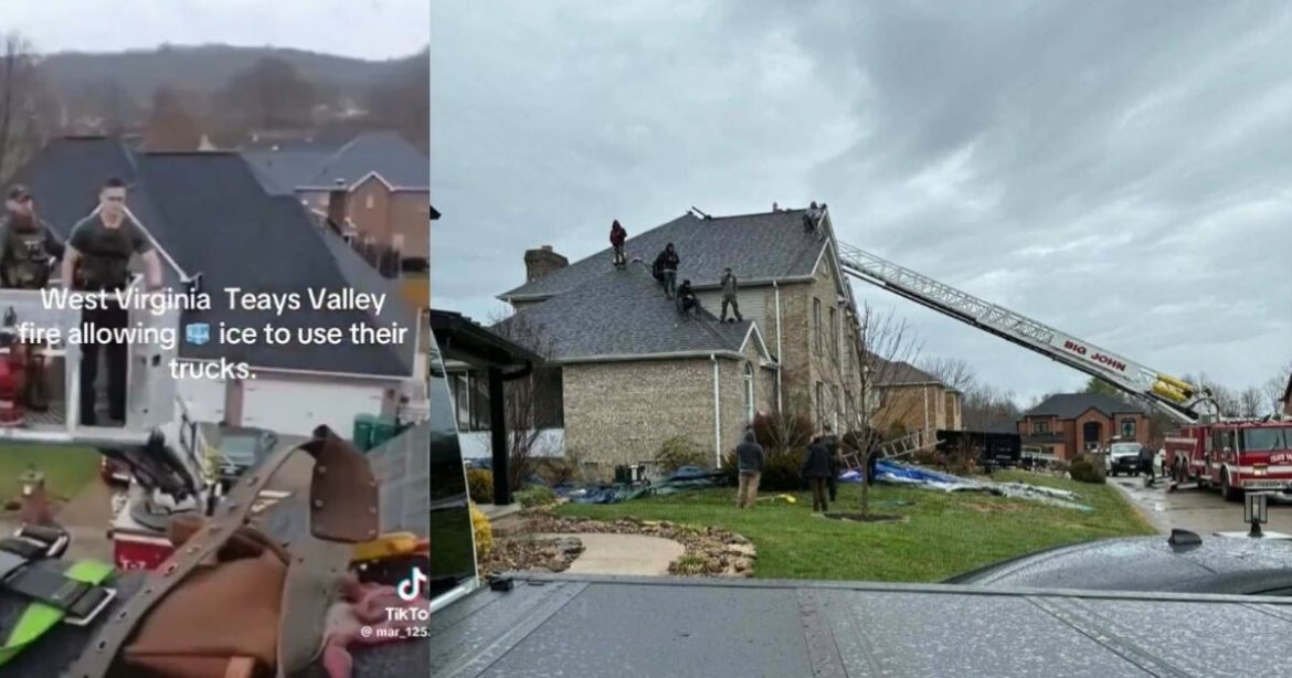MUST WATCH: West Virginia Fire Department Receiving Death Threats After Loaning ICE a Truck to Nab Illegal Aliens on a Roof