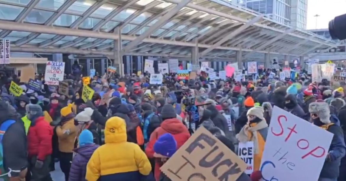 WATCH: Anti-ICE Leftists Seize the Minneapolis-St. Paul Airport, Agitators Claim More Than 100 Clergy Members Among Arrested Activists