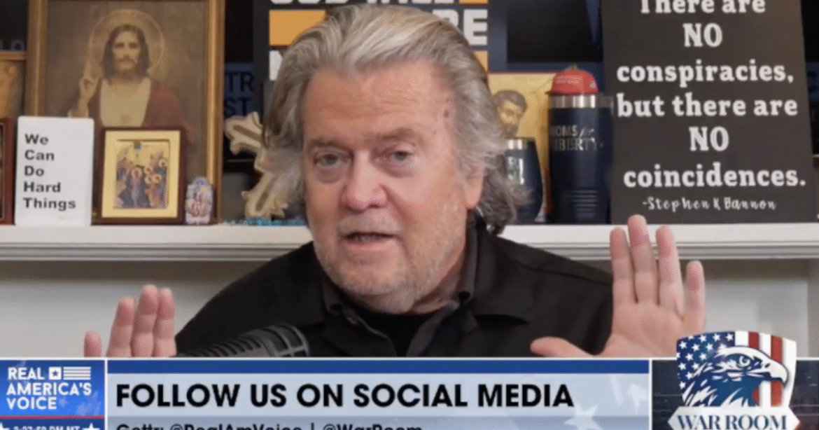 Steve Bannon: “Send the US Marshals Down and Seize the ballots in Fulton County. Go Kick Down Some Doors”