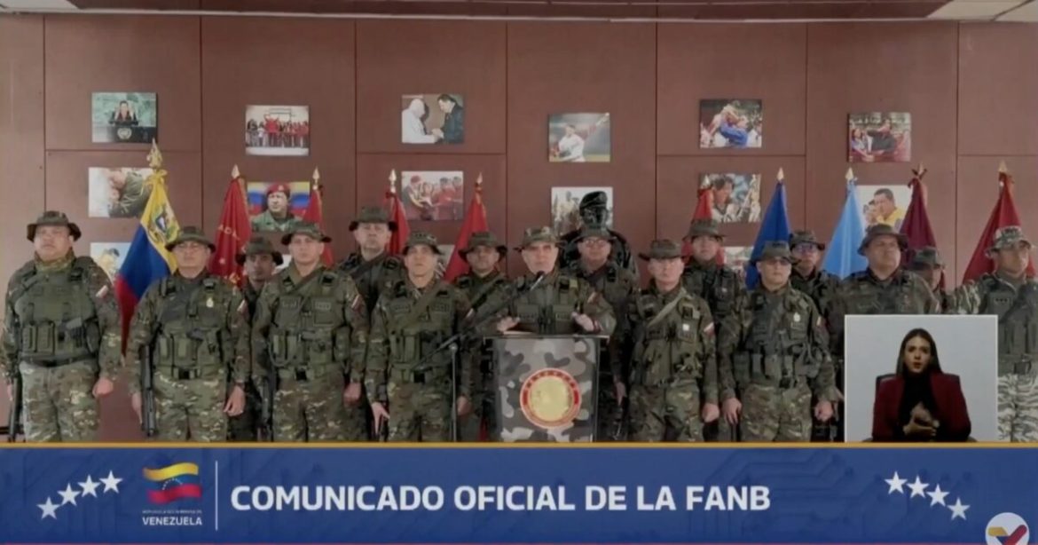 Maduro’s Military Loyalists Issue Threatening Video — Accuse U.S. of “Colonialism” While DEMANDING RELEASE of Captured Dictator