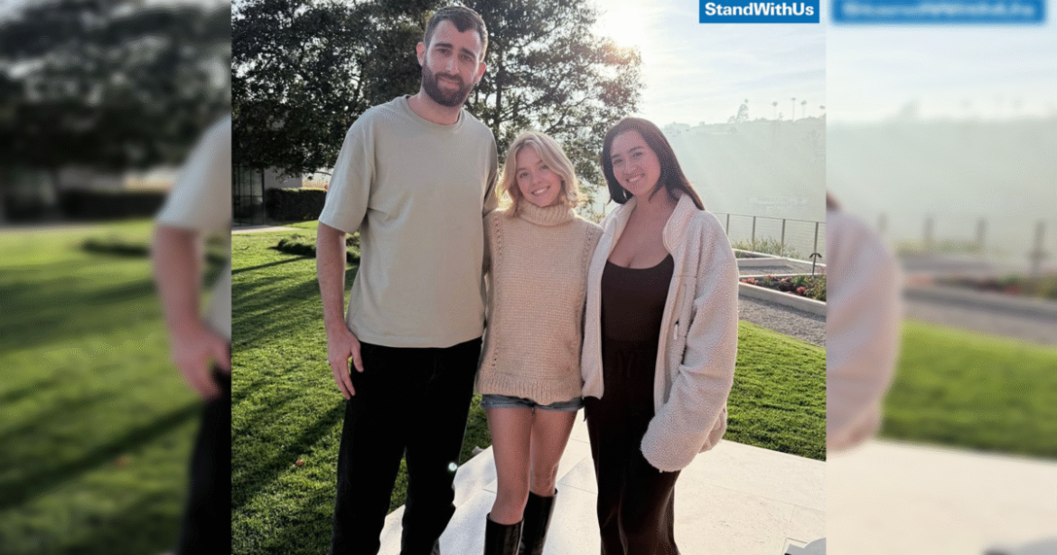 Actress Sydney Sweeney Meets With Oct. 7 Survivors Noa Argamani and Avinatan Or