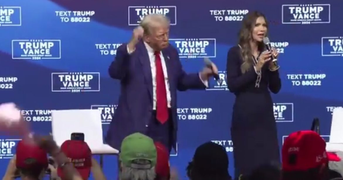 Trump Defends Kristi Noem from “Radical Left Lunatics, Insurrectionists, Agitators, and Thugs” – “ELECTIONS HAVE CONSEQUENCES!!!”