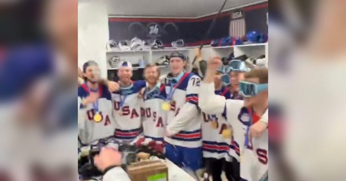 WATCH: Unapologetic Patriots! Team USA Belts Out Toby Keith’s “Courtesy of the Red, White and Blue” in EPIC Display of American Pride!