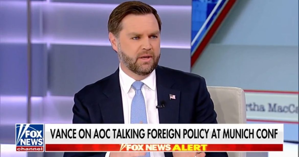 Vance Roasts AOC Over Her Disastrous Remarks on the World Stage in Munich (VIDEO)