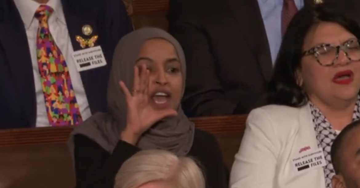 “You Killed Americans!” – Ilhan Omar Loses It, Screams at President Trump During SOTU Speech (VIDEO)