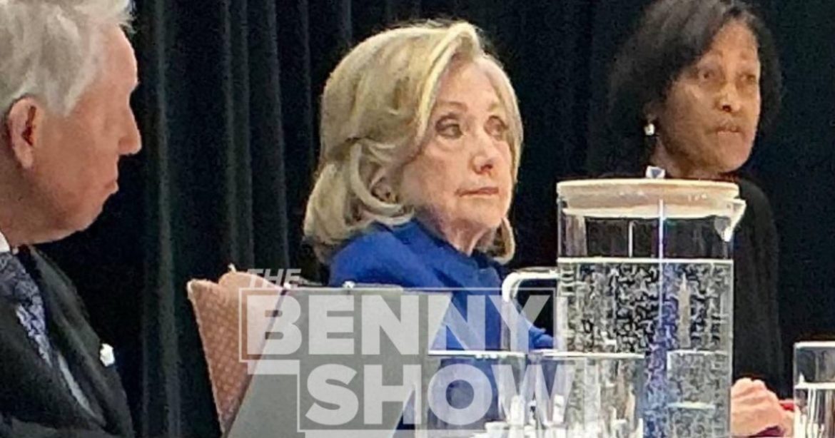 BREAKING: Hillary Clinton’s Lawyers Abruptly Halt Epstein Deposition After Photos of Hillary Mid-Testimony Leak to Benny Johnson