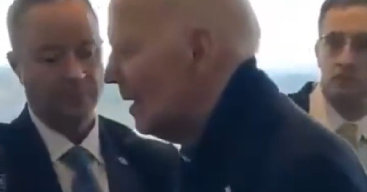 Joe Biden Steps Off Plane in South Carolina, Takes Disabled Woman’s Phone, Blankly Stares Until Aide Steps In (VIDEO)