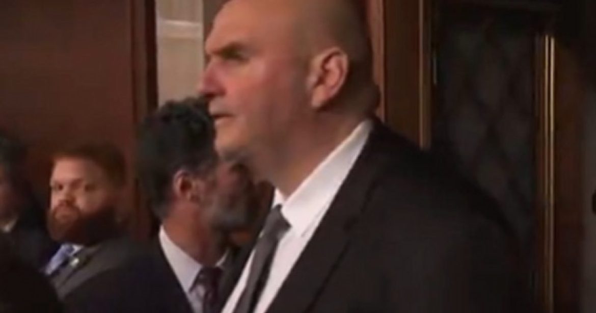 RESPECT: Democrat Senator John Fetterman Showed up for the SOTU – Wearing A SUIT! (VIDEO)