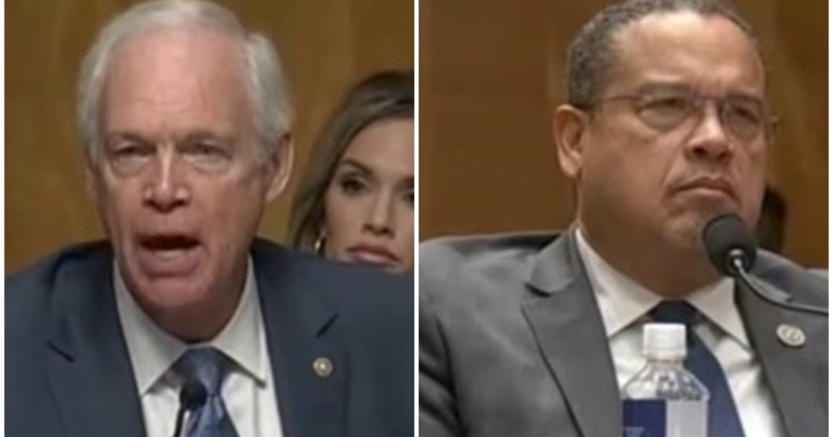 “Two People Are Dead Because You Encouraged Them to Put Themselves in Harm’s Way…Sit There and Smirk! It’s Despicable!”- Sen. Ron Johnson Goes SCORCHED EARTH on a Smug Keith Ellison During Hearing (VIDEO)