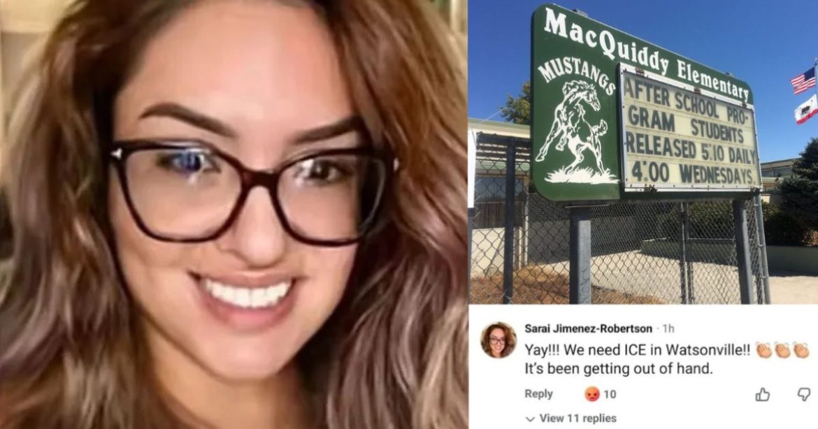 California Teacher Placed on Administrative Leave After Angry Mob Went After Her for Celebrating ICE on Facebook